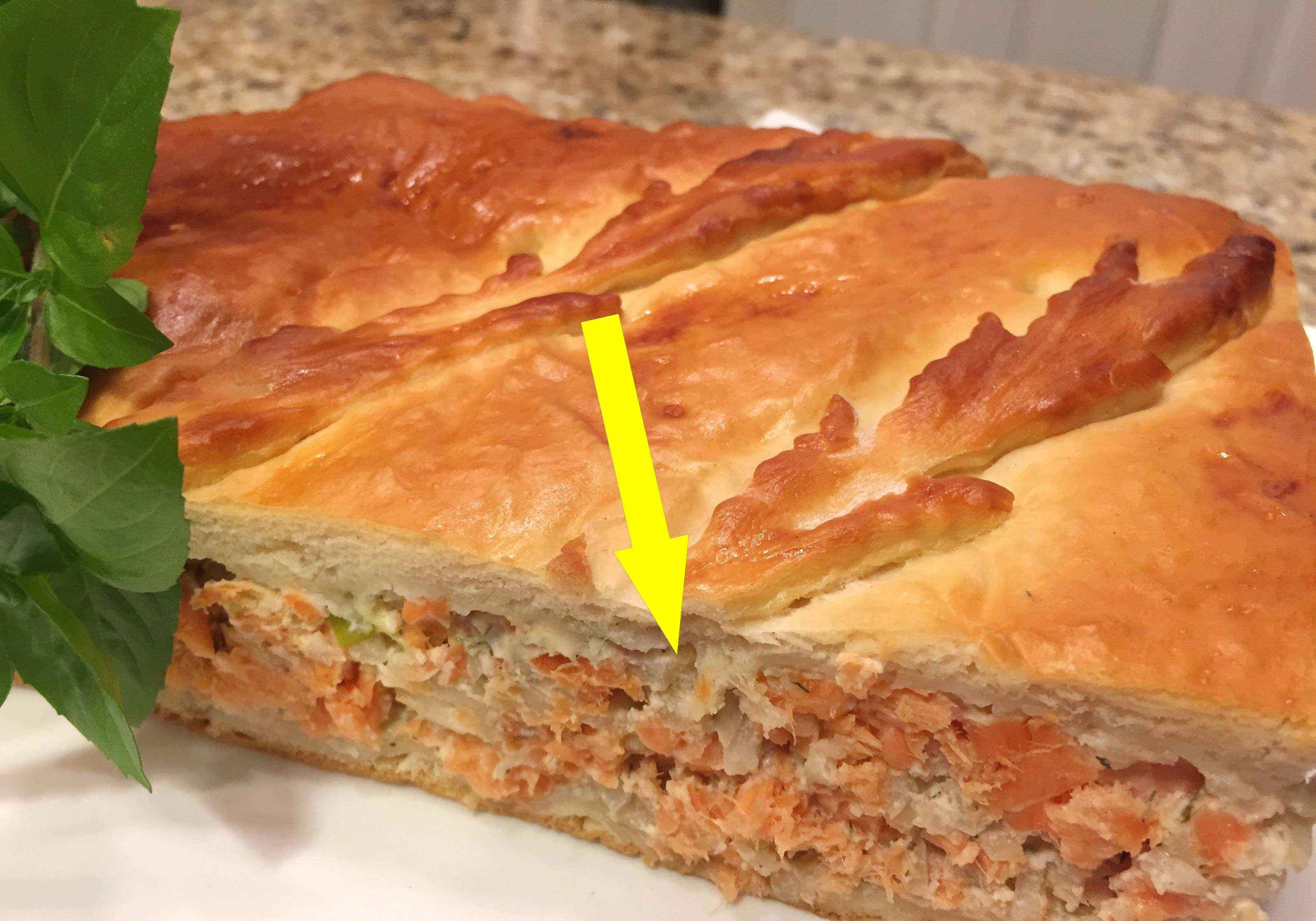 Секрет рыбацкого пирога из русской печи раскрыт