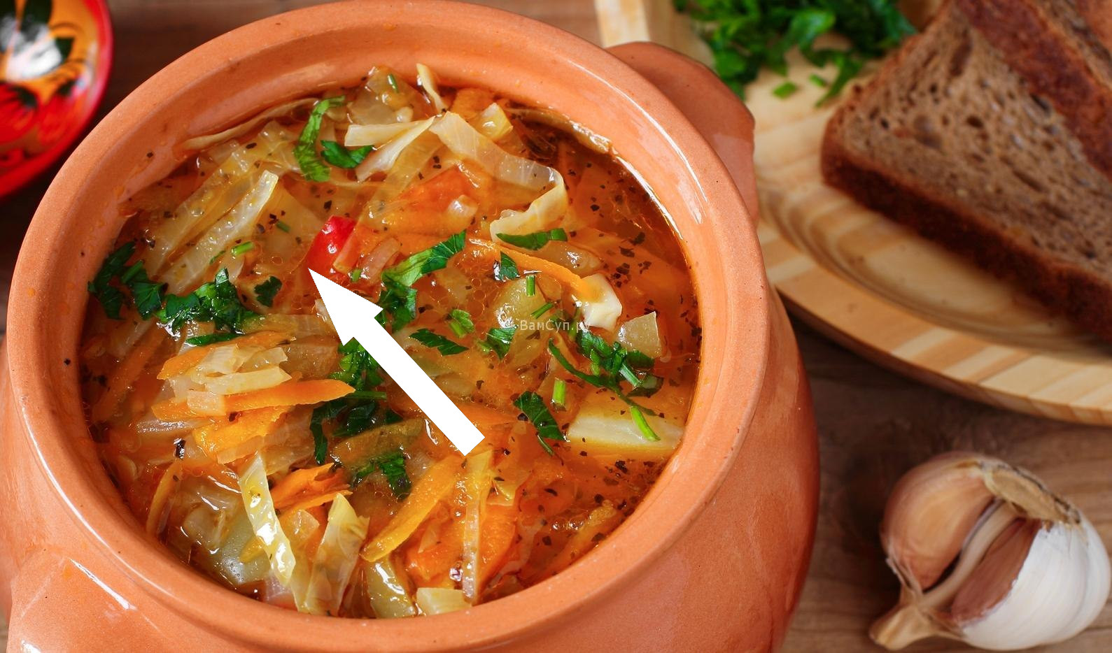 Щи с топлёным маслом и укропом — секрет бабушкиного рецепта