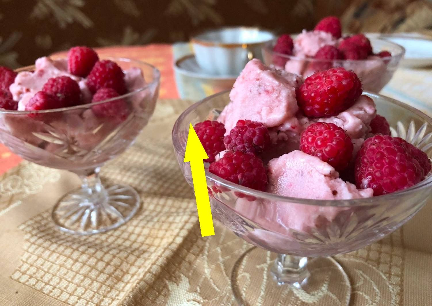 Малиновый щербет — идеальный десерт без молока