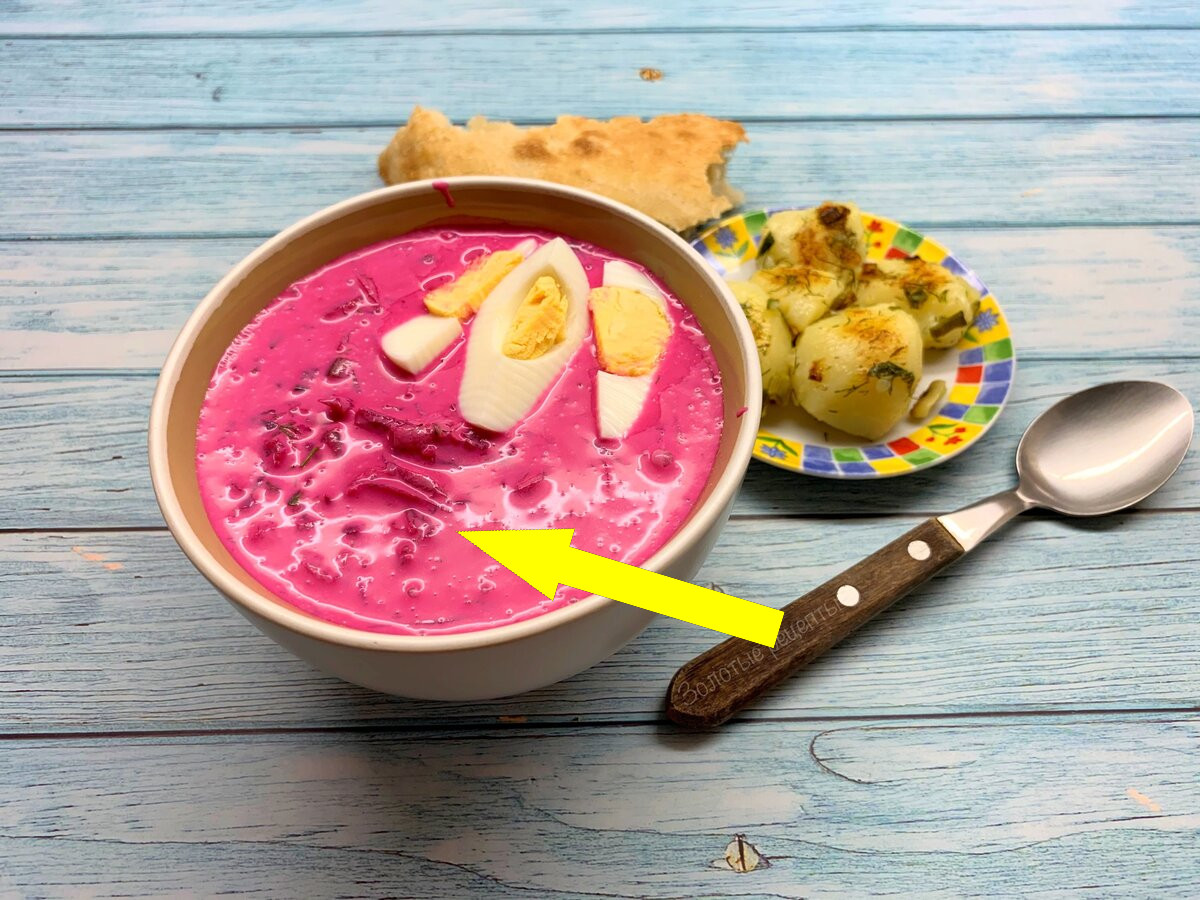 Холодник с копчёной курицей — секрет литовских корней