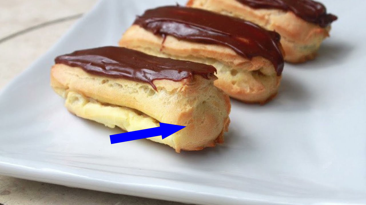 Секрет идеальных эклеров – ванильный крем, который сводит с ума