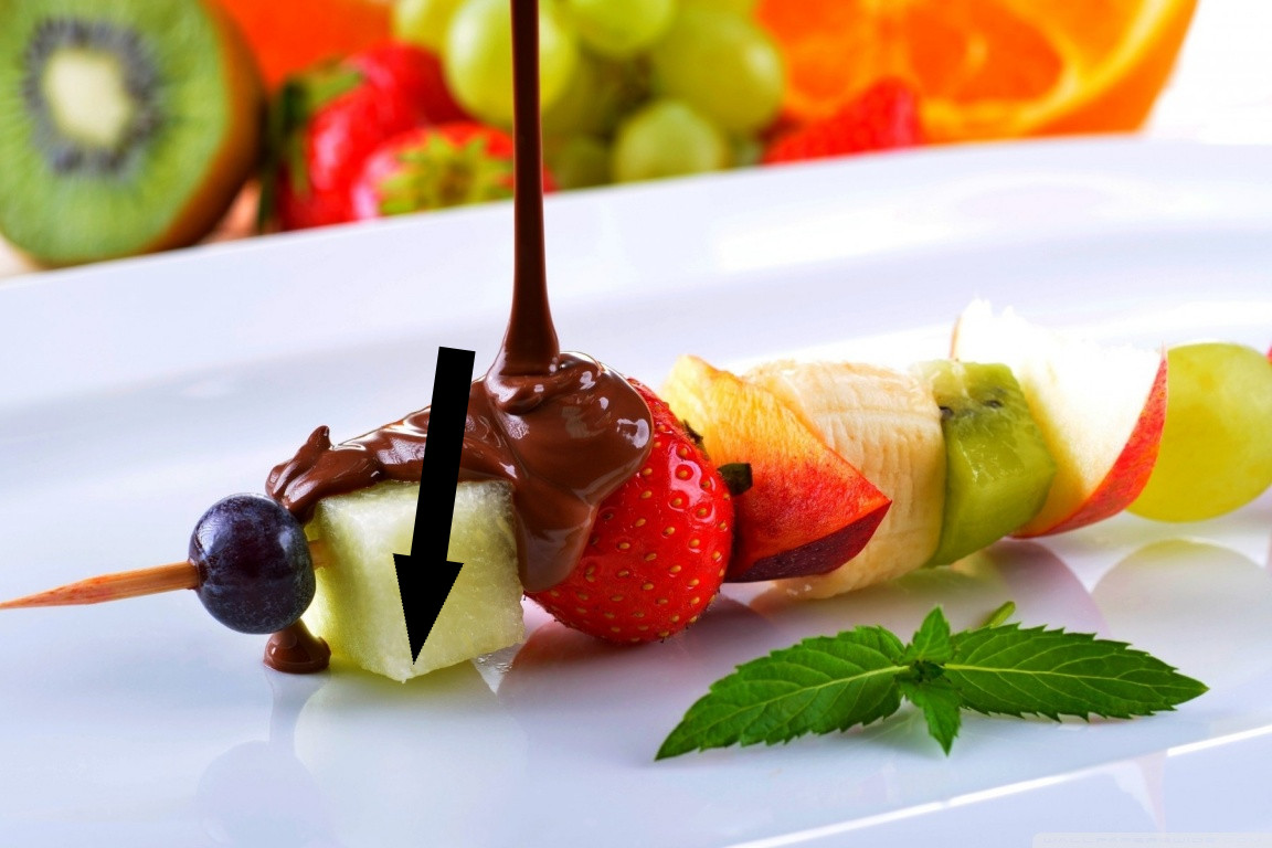 Фруктовые шашлычки с шоколадом взорвут детский праздник