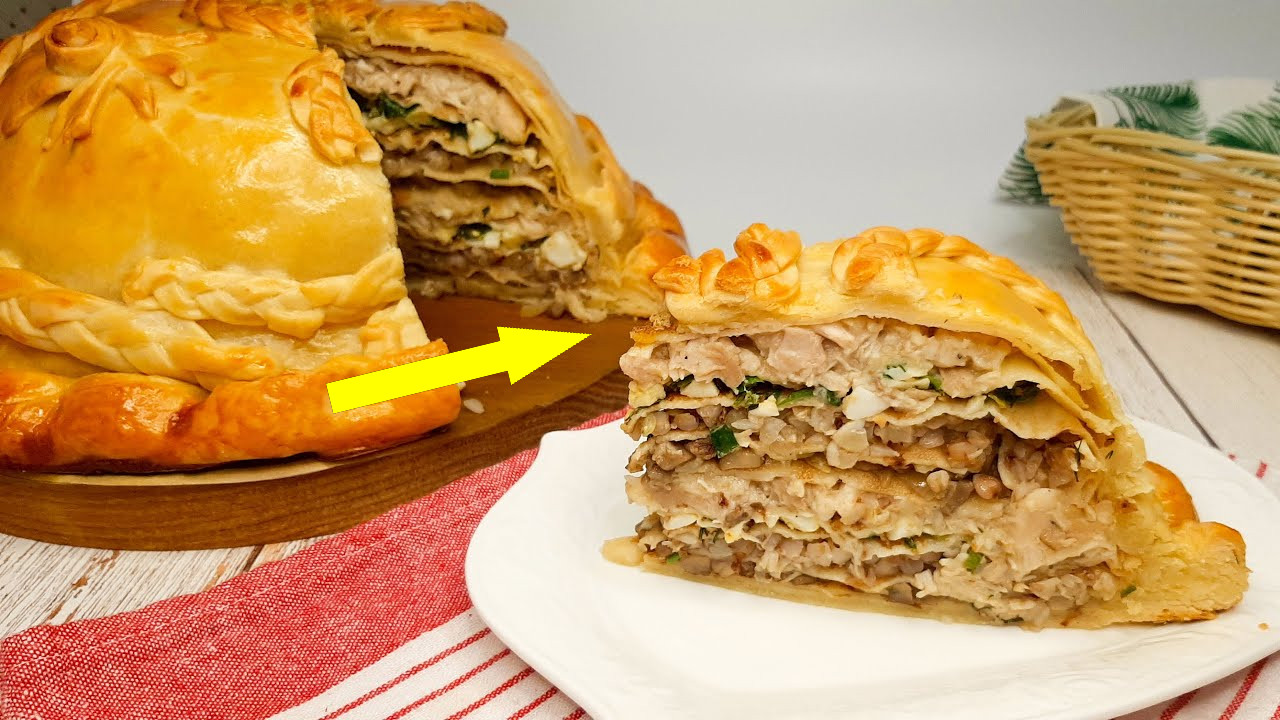 Свадебный курник — 7 слоёв любви и богатства по старинному рецепту