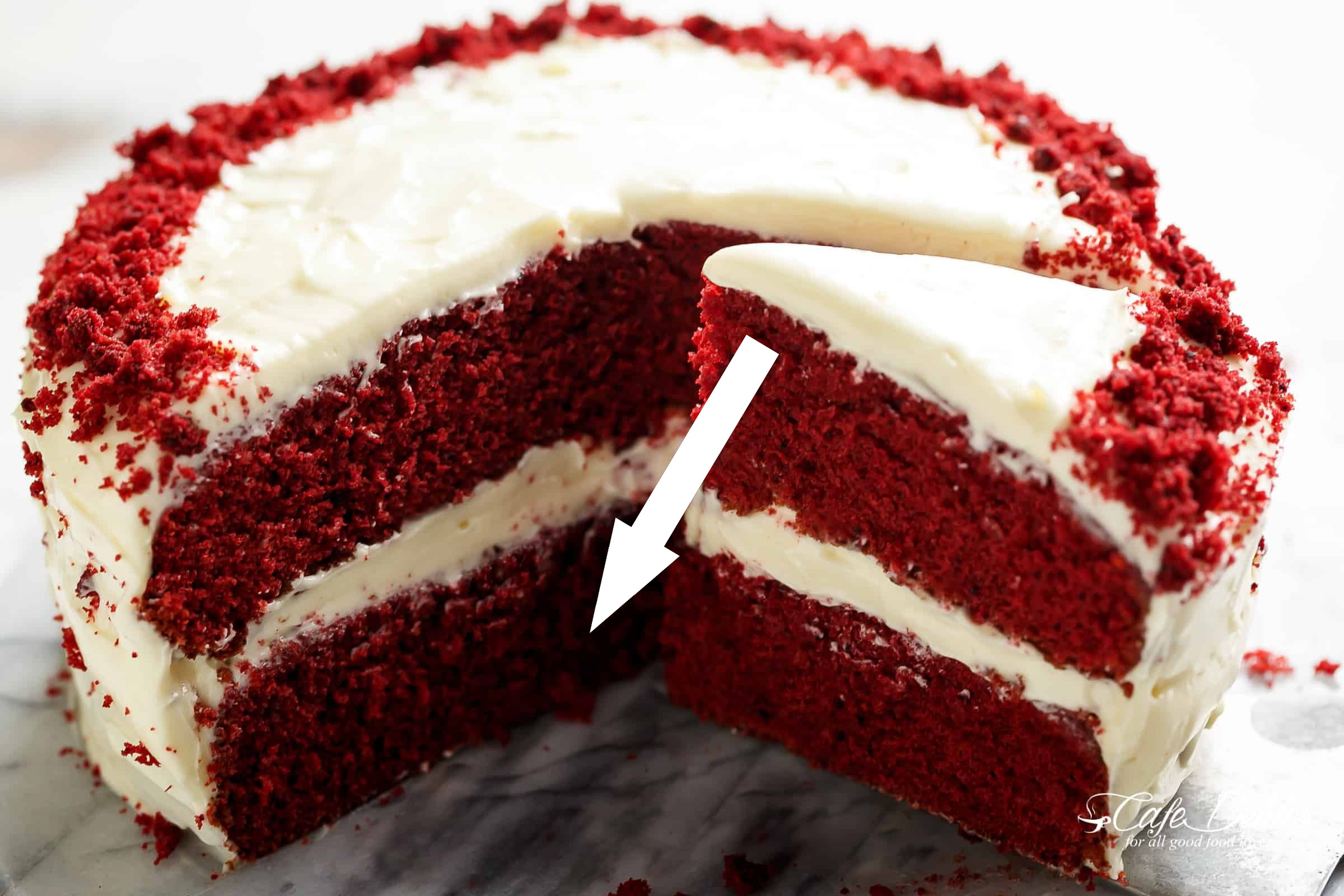 Секрет алого торта «Красный бархат» без химии