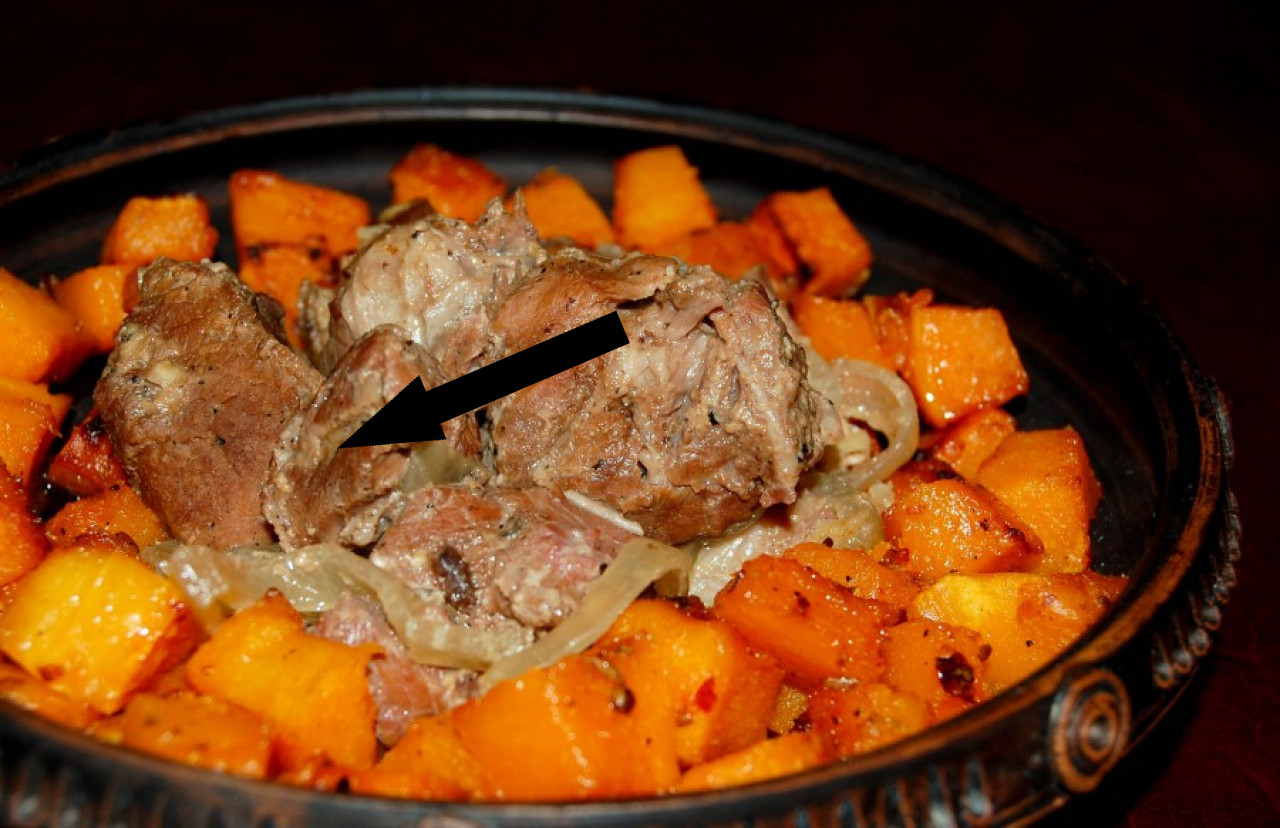 Казачий кулак – секрет тушёной баранины в тыкве, который вас удивит