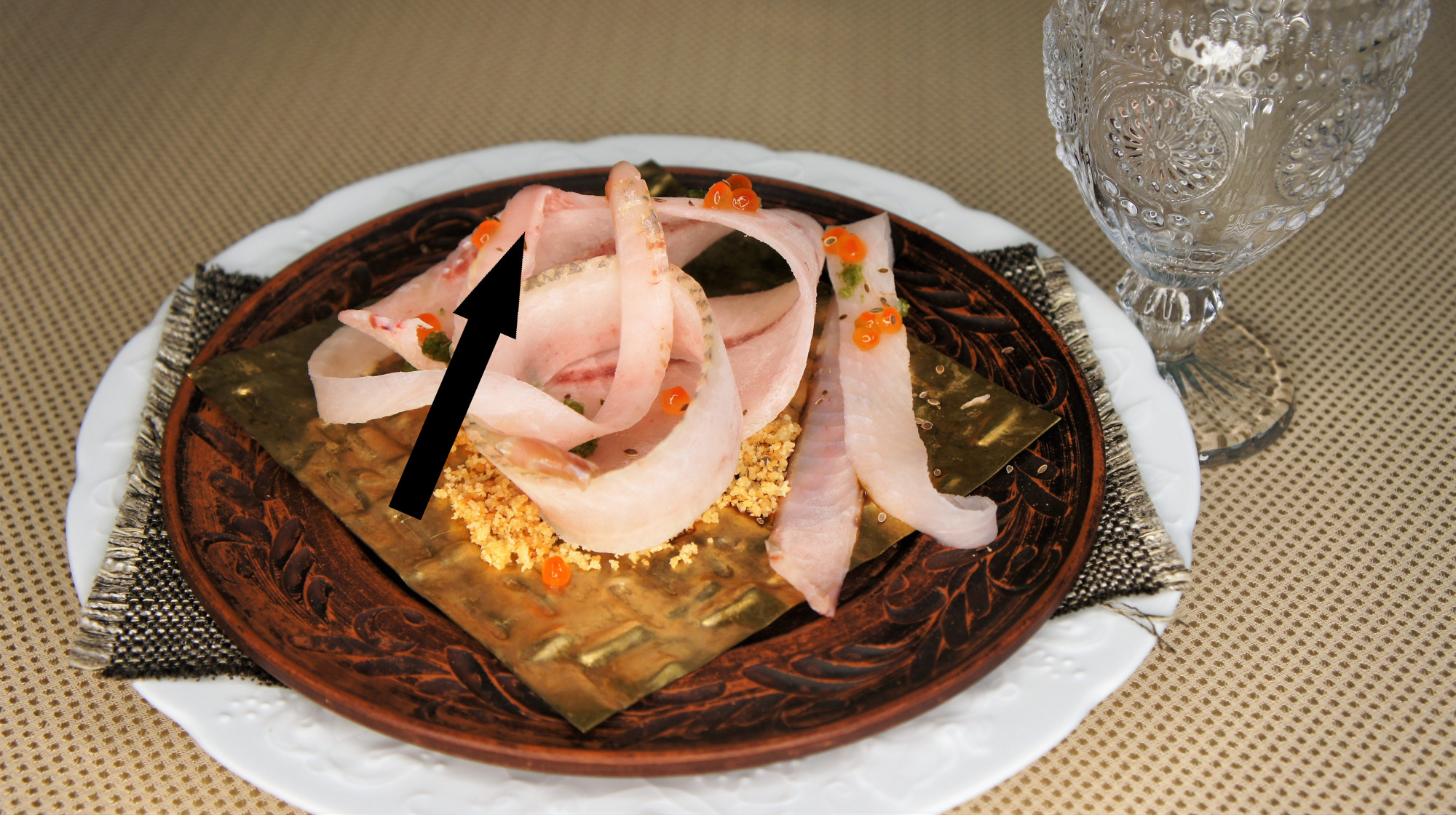 Строганина из лосося с перцем ахи-амарилло взорвала мой вкус