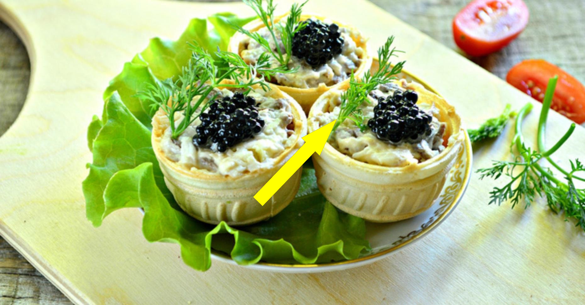 Сметанный мусс с икрой взорвал мой ужин