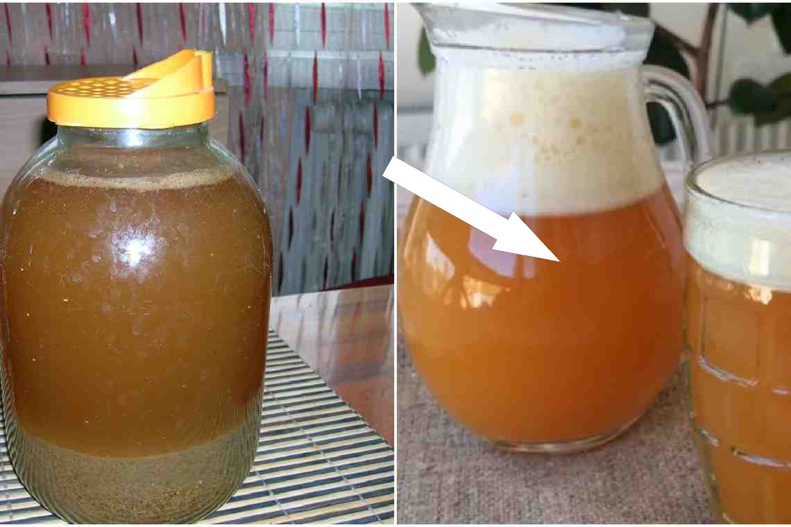 Белый квас на отрубях — забытый секрет русской деревни