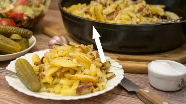 Советский картофель фри в сале — секрет хруста из детства