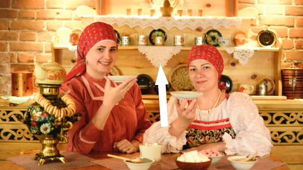 Балалайка и чай создают идеальный вечер